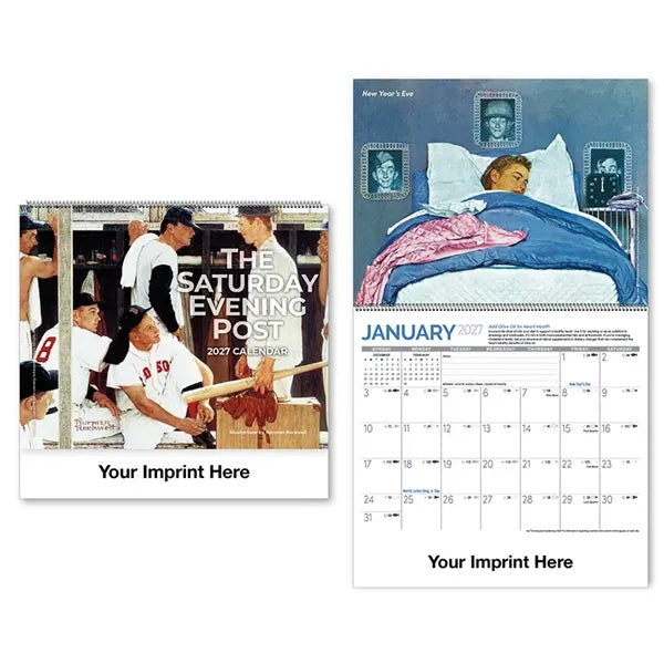 2027 Norman Rockwell Spiral Bound Calendar