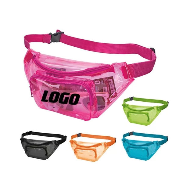 Clear Fanny Pack Water resistant Waist Bag