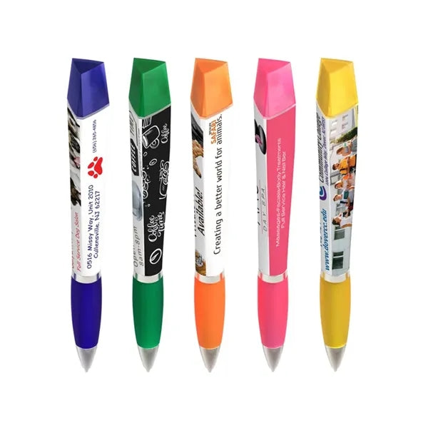 Union Printed - 3 Sided Twist Performance Pen w/ Highlighter
