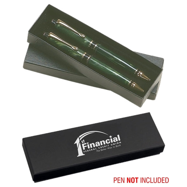 Union Printed, Deluxe Black Pen Display Box