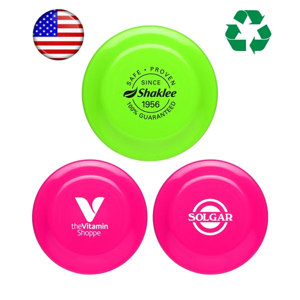 USA Made, Neon Colored "9" Flying Disc
