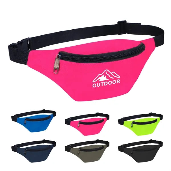 Large Capacity Polyester Hipster Outdoor Fanny Pack Bag
