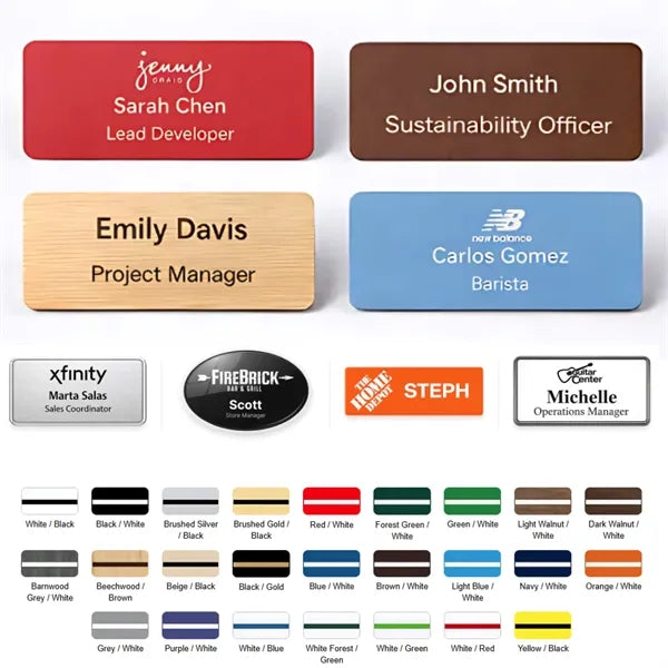 Engraved Name Badge