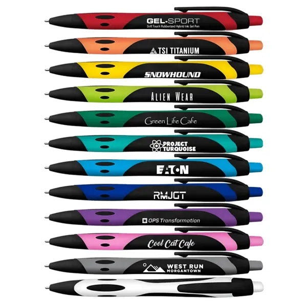 Gel Sport Rubberized Hybrid-Ink Pen - Black Ink