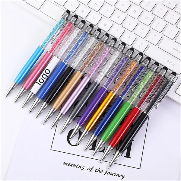 Crystal Ballpoint Stylus Pen Filled With Crystal Elements