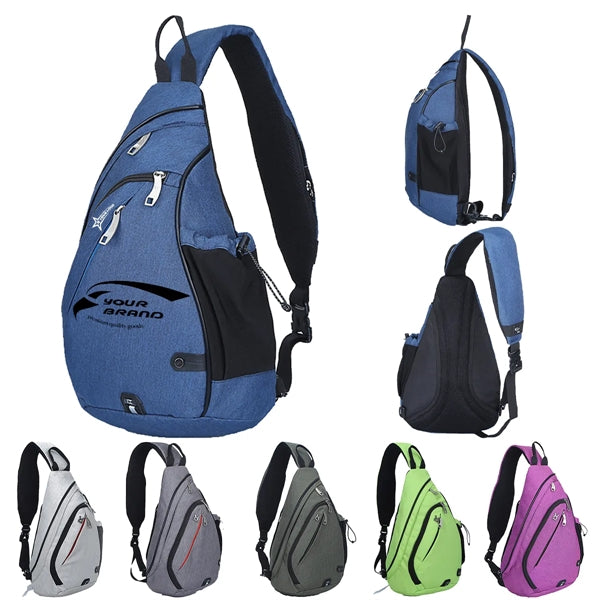 Large Capacity Hiking Travel Backpack Crossbody Sling Bag