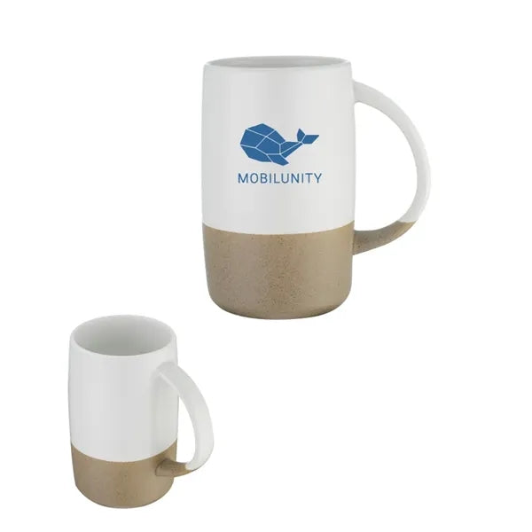 Union Printed - 17oz Two-tone ceramic vintage look mug