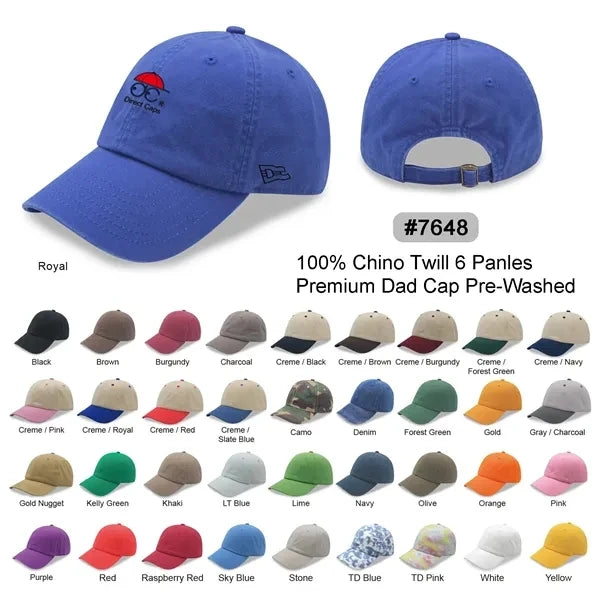 6 Panels Relaxed Golf Hat Dad Cap