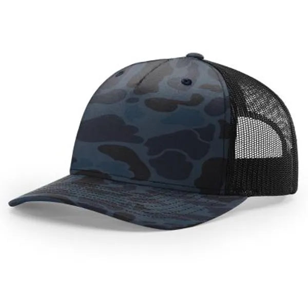 Richardson Printed Five-panel Trucker Cap