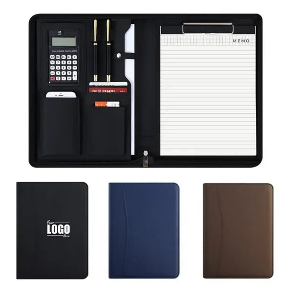 A4 Business Portfolio with Calculator