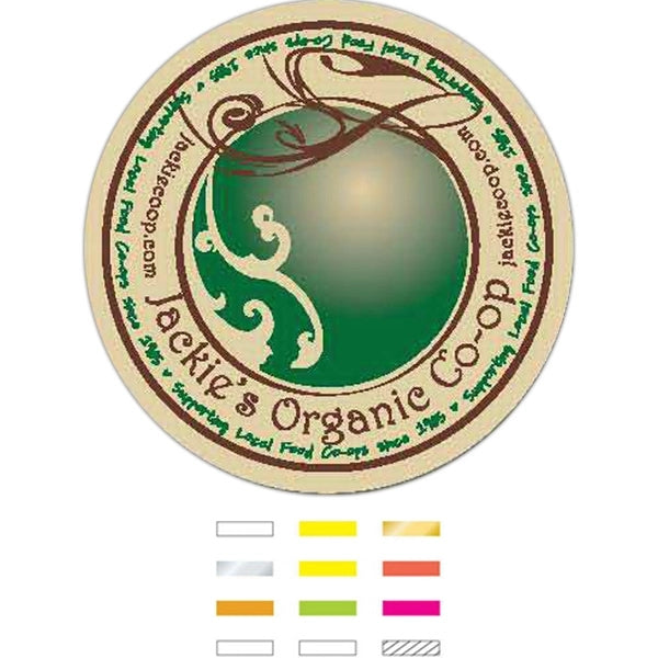 Circle Die Cut Labels