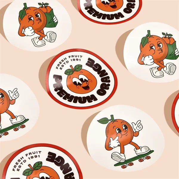 Custom Circle Stickers 3"x3"