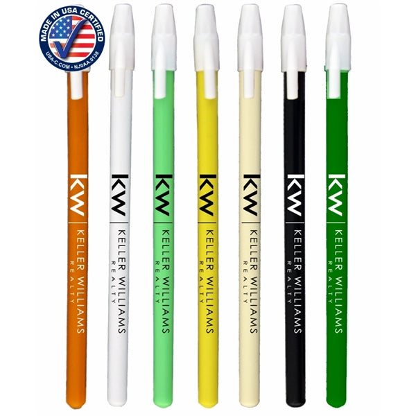 USA Made - Mini Barrels Stick Pen w/ Caps
