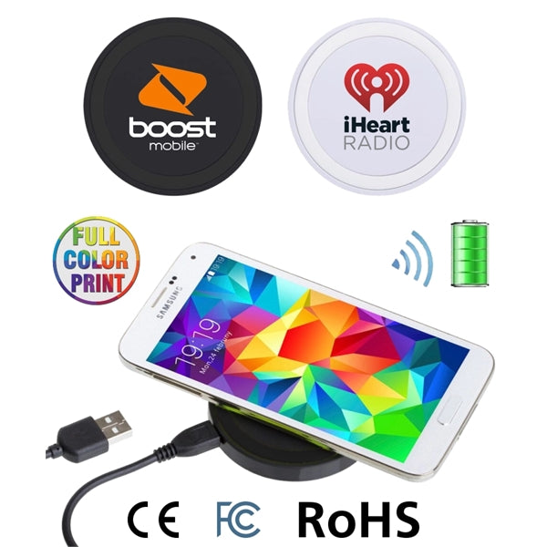 Union Printed, QI wireless charger pad - Full Color