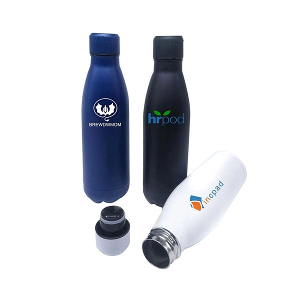Matte Stainless Steel Water Bottle, 17 oz.