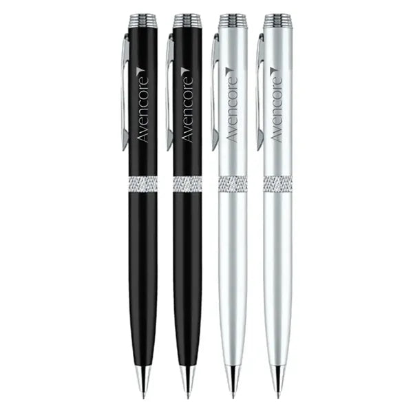 Union Printed - Diamond Rollerball Twist Metal Pen