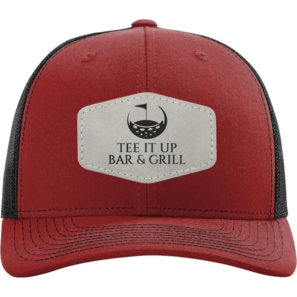 Richardson 112 Snapback Trucker Hat w/ Patches or Embroidery