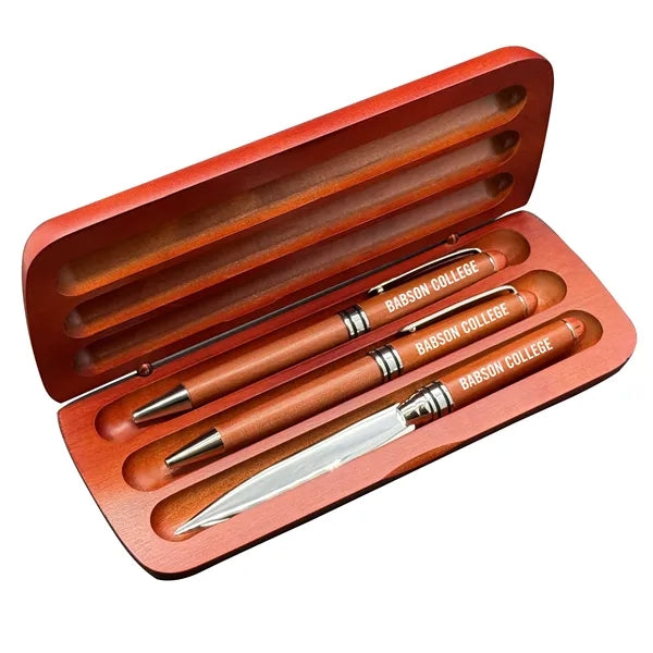 Premade WB05R Wooden Pen Set - Terrific Timber-1C