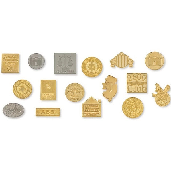 Die Struck High Polished 2-Tone Gold Pin