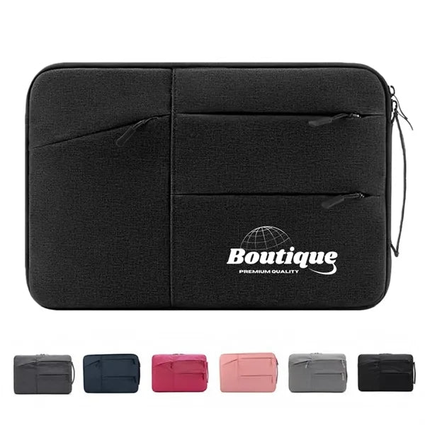 Multi Pocket Laptop Sleeve With Carry Handle