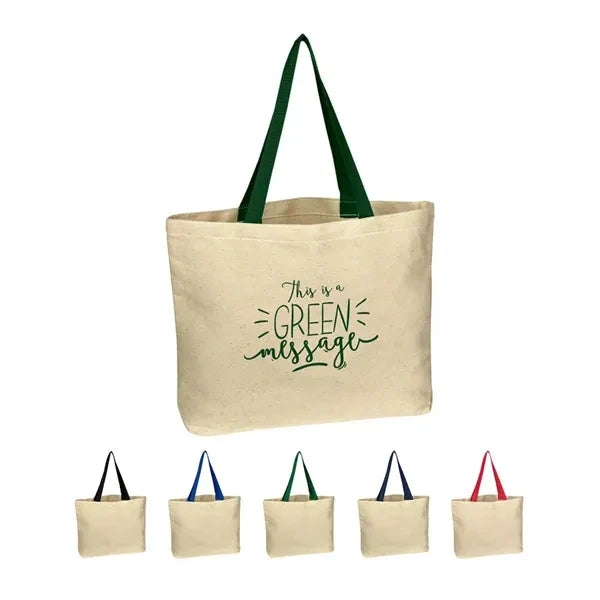 Natural Cotton Canvas Tote Bag