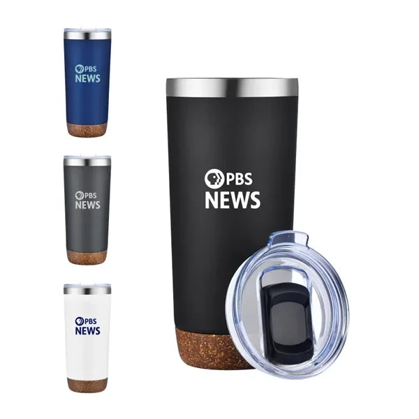 Union Printed - 22 oz Vacuum Tumbler w/ Cork Bottom