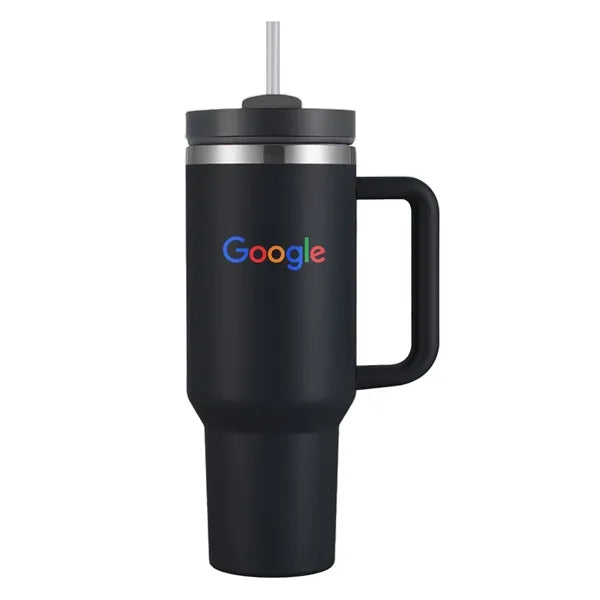 Aqueduct-VIII 40 Oz Tumbler Mugs with Straw (Double Walled)