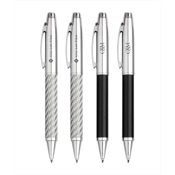Union Printed- Premium Metal Twist Ballpoint Pen - Laser Eng