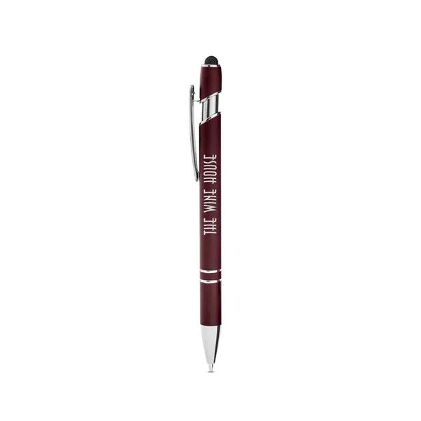 CORE365. Rubberized Aluminum Click Stylus Pen.