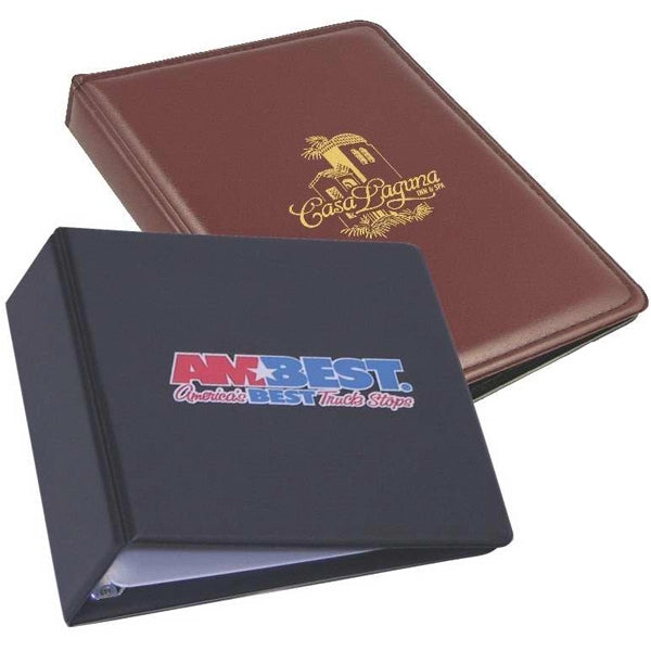 Round Ring 8.5" x 5.5" Heat Sealed Vinyl Binder