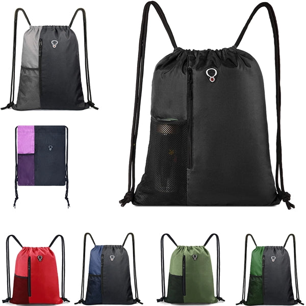 Drawstring Backpack Sports Gym Bag