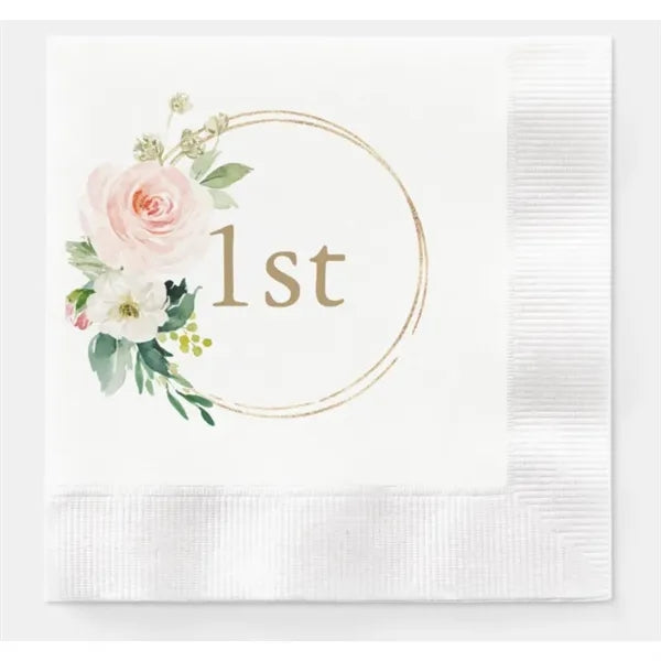 Full Color 3ply Coined Beverage Napkin