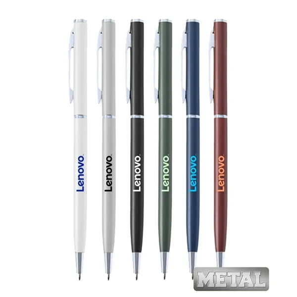Promotional "Twiggy" Metal twister Pens