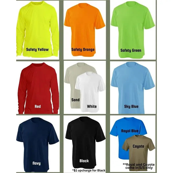 100% Polyester Short Sleeve Tee