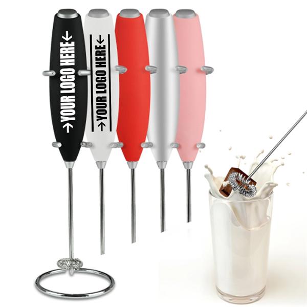 Custom Electric Powerful Milk Frother Handheld Foam Maker