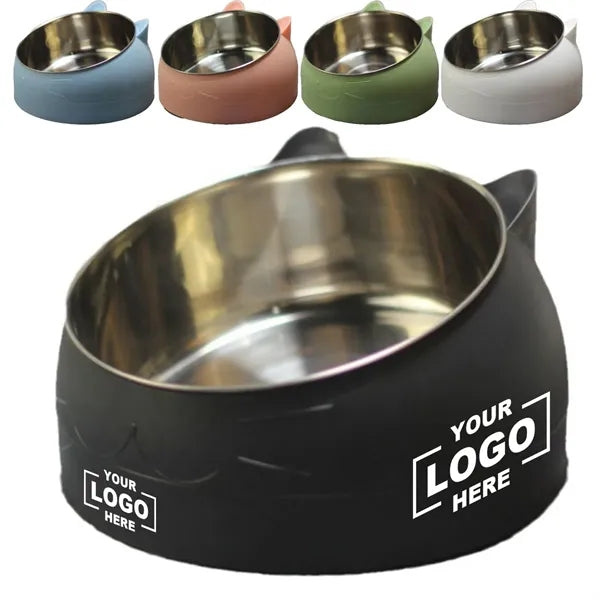 Stainless Steel Cat Ear Pet Bowl