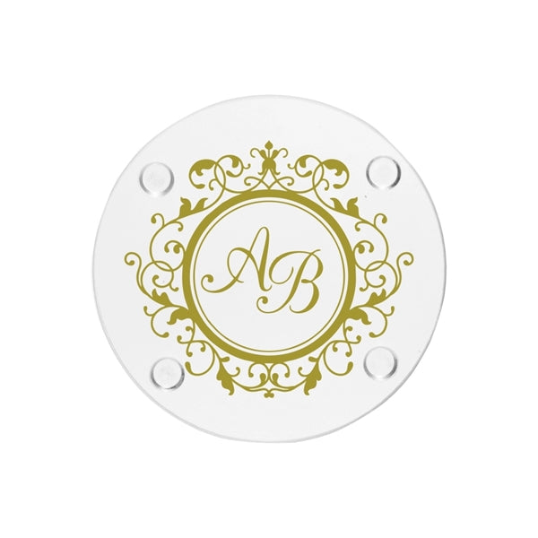4" Round Glass Coaster