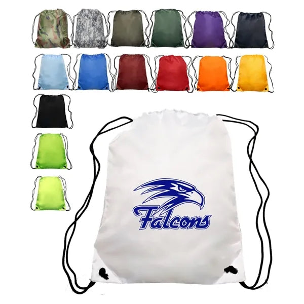 Union Printed - Classic Polyester Drawstring Bags
