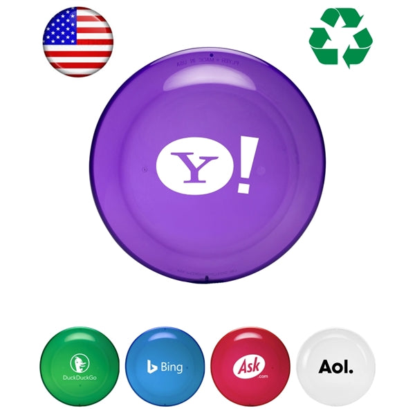 USA Made, Frosted Colored "9" Flying Disc