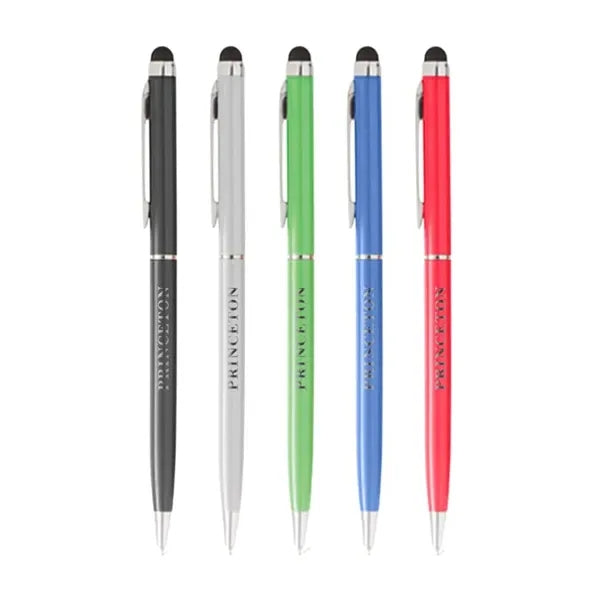 Union Printed - Slim Stylus Ballpoint Twist Metal Pen