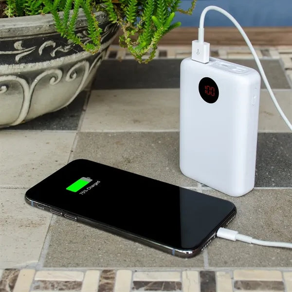 10,000 mAh Power Bank with Digital Display