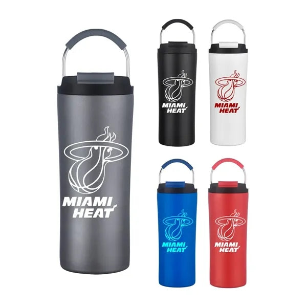 Union Printed - 21Oz. SS Vacuum Bottle Dual Use Lid w/ Handl