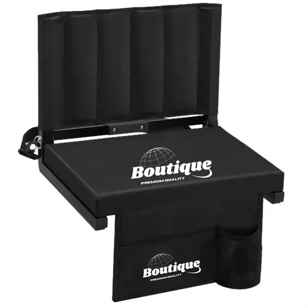 Portable Folding Stadium Bleacher Seat With Back Support