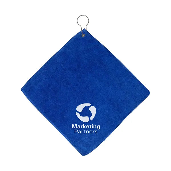 Microfiber Golf Towel With Grommet And Hook.