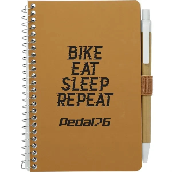 FSC® Mix 4" x 6" Pocket Spiral Notebook with Pen