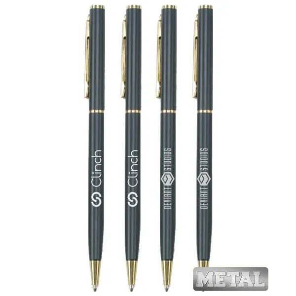 Union Printed, Promotional "Remarkable" Metal Twist Pen