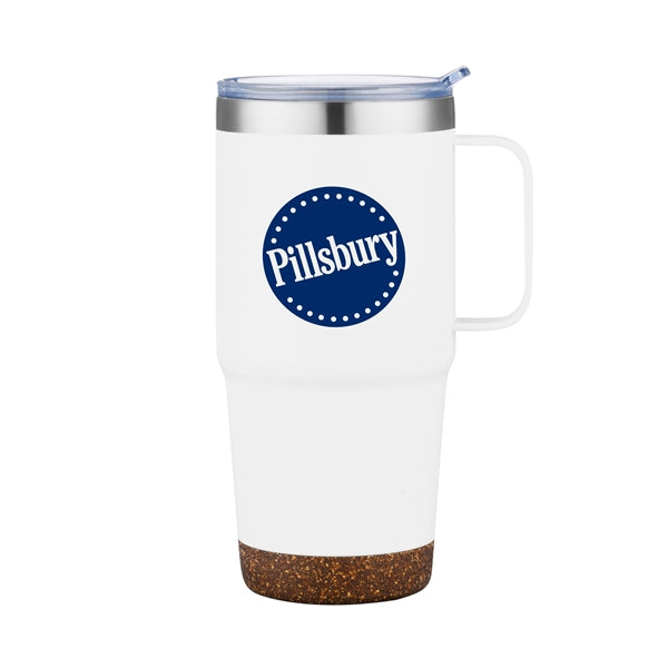 Wellspring-VI 24 Oz Cork Base Travel Tumbler (Double Walled)