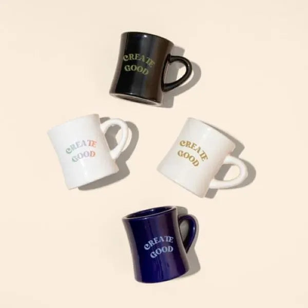 DINER MUG 10 OZ VITRIFIED