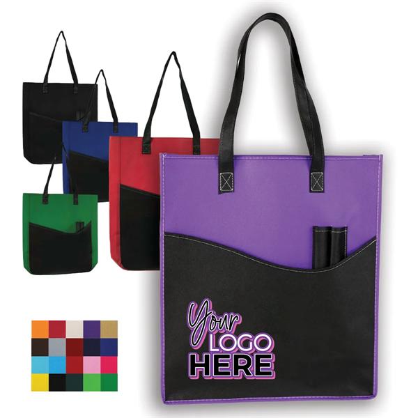 Non Woven Versatile Tote Bag With Pocket