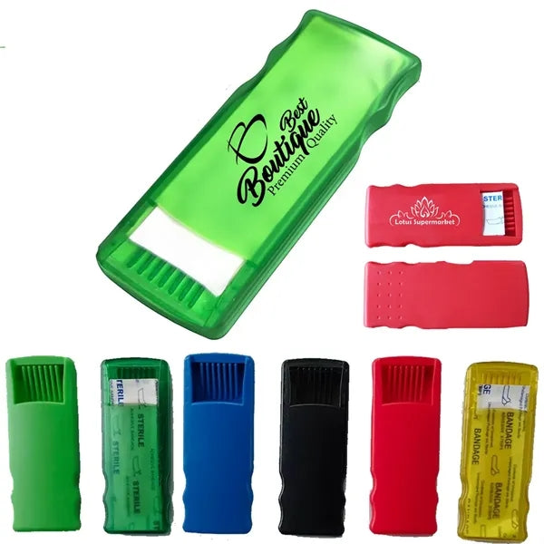 Compact Bandage Dispenser with 5 Adhesive Strips